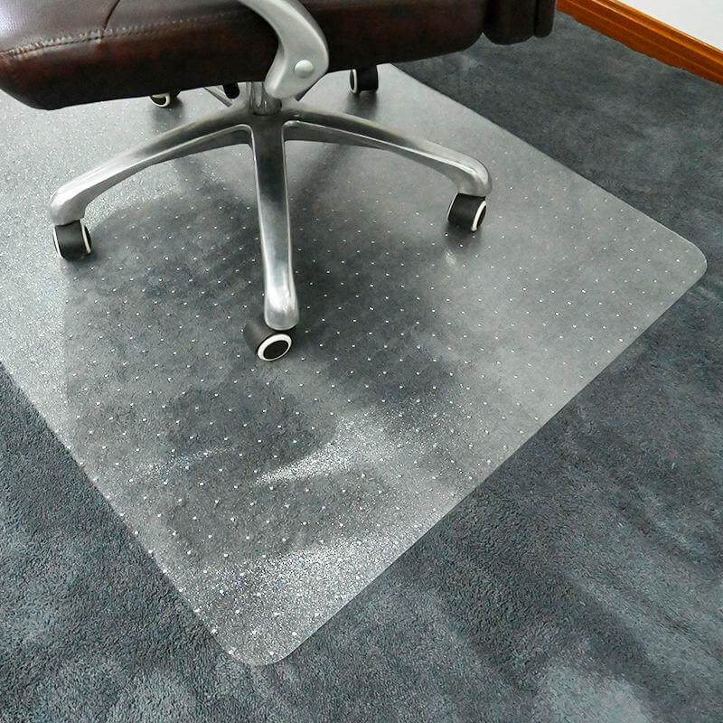 transparent chair mat