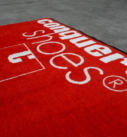logo rubber nylon door mat